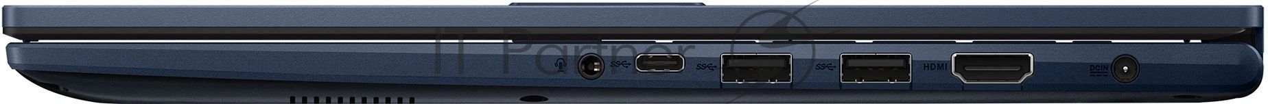 Ноутбук Asus Vivobook 15 X1504VA-BQ4061/15.6"/IPS/Intel Core 3 100U/8Gb/512Gb SSD/Intel Graphics/без ОС/синий/1.7kg