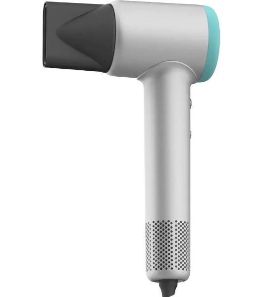 Фен Deerma DEM-CF51W серый, 1400 Вт, компактный, ионизация