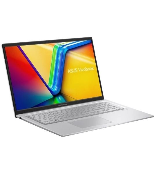 Ноутбук ASUS VivoBook 17 X1704VA-AU1228/17.3"/IPS/Intel Core 5 120U/16GB/512GB SSD/Intel Graphics/DOS/серебристый/2.1kg