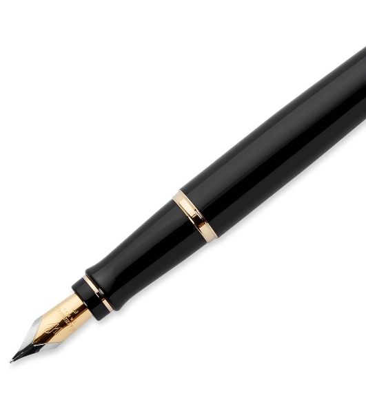 Ручка перьевая Waterman Expert 3 (CWS0951640) Black Laque GT, F, сталь, подарочная коробка