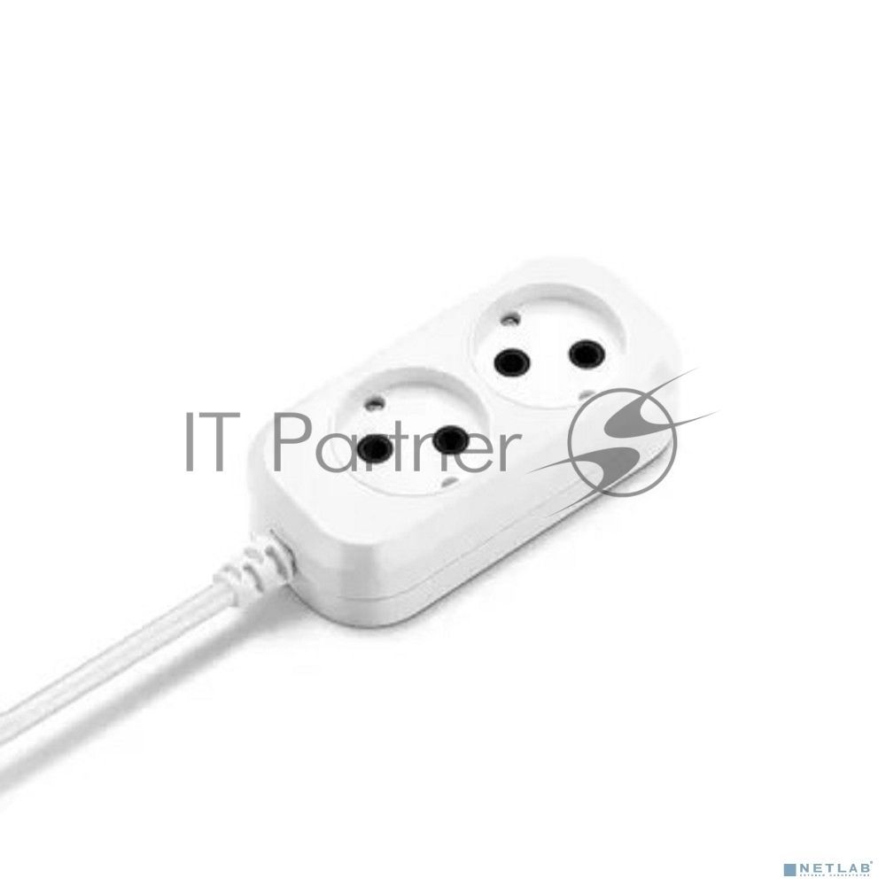 Сетевой удлинитель Buro BU-PSL2.3/W 3 м (2 розетки) белый (пакет ПЭ)