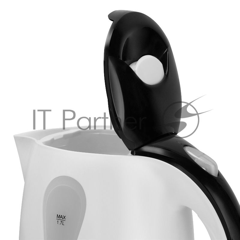 Чайник электрический Maxwell MW-1079 W, 2200 Вт, 1.7 л, белый/черный
