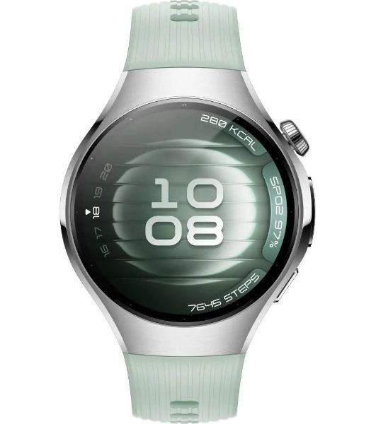 Умные часы HUAWEI Watch 5 Soc-L19F, 1.38" AMOLED, 4G, GPS, IP69, зеленый / серебристый