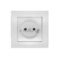 Розетка 1-м СП Бриллиант 16А IP20 бел. Universal 7947588