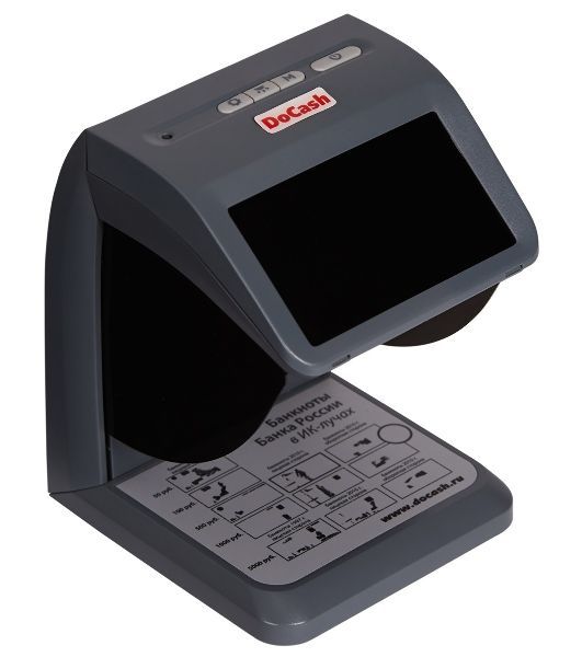 Детектор банкнот DoCash mini IR/UV/AS просмотровый мультивалюта