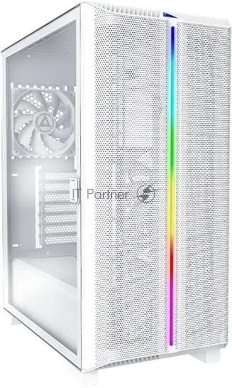 Компьютерный корпус Montech SKY ONE Lite белый без БП ATX 3x120mm 2xUSB3.0 1xUSB3.1 audio bott PSU