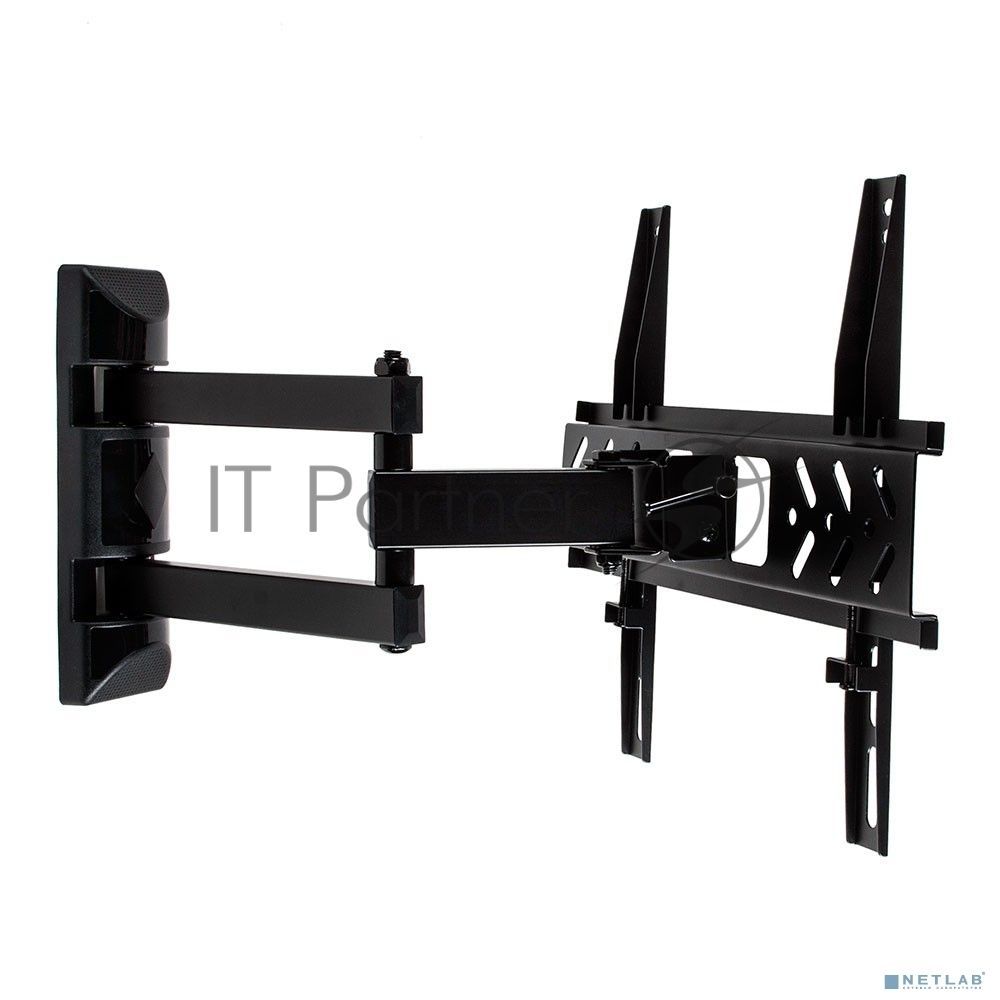 Кронштейн для телевизора Kromax PIXIS-XS черный 22"-55" макс.30кг настенный поворотно-выдвижной и наклонный