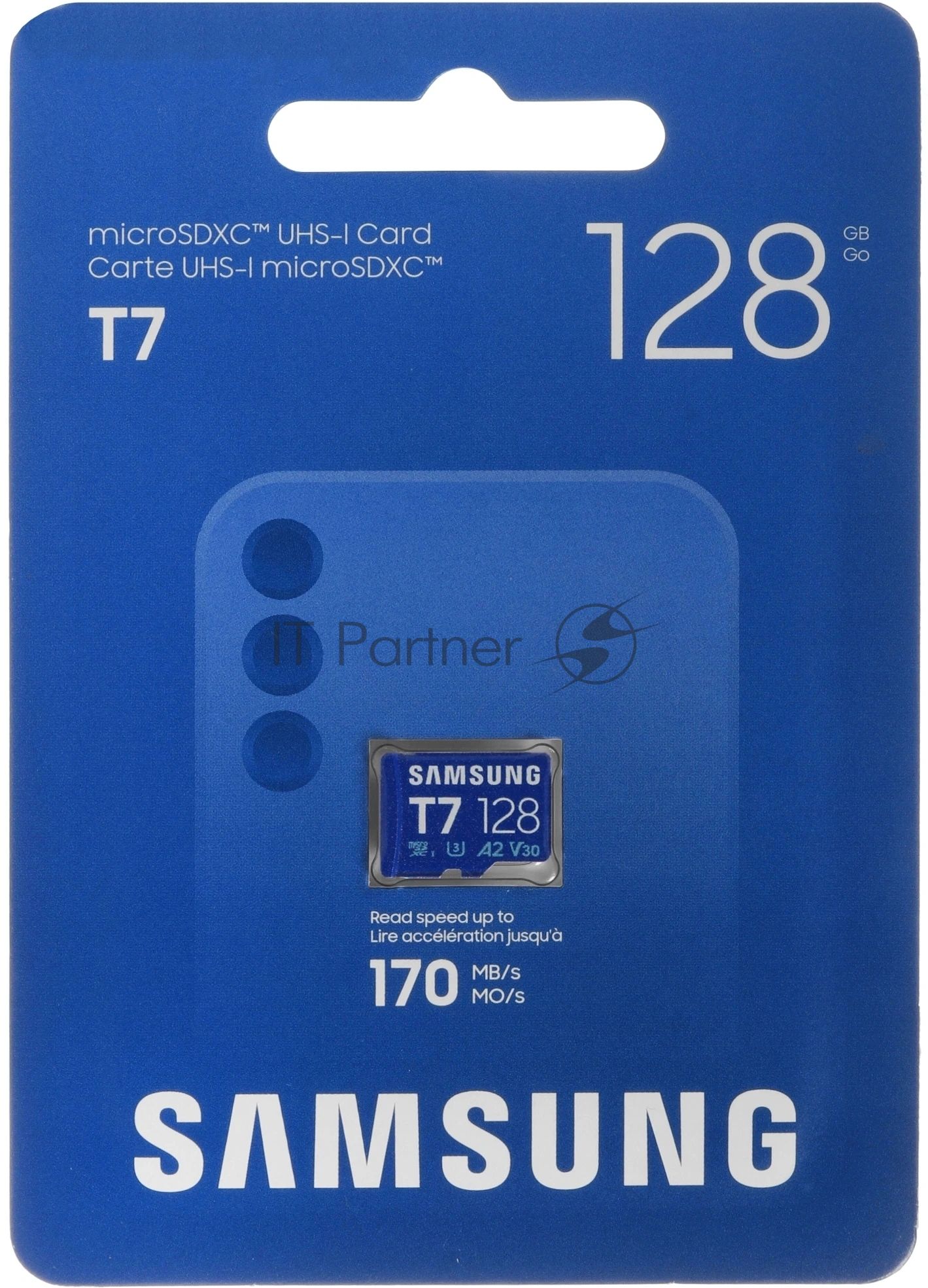 Карта памяти MicroSDXC 128GB Samsung MB-MB128T/WW T7 UHS-1 U3 A2 V30