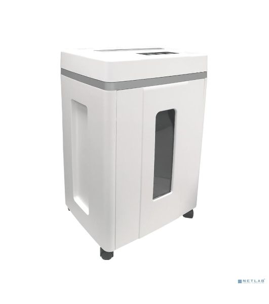 Шредер Office Kit S200TSCD 0,8x2 белый (секр.P-7) фрагменты 6лист. 25лтр. скобы пл.карты CD