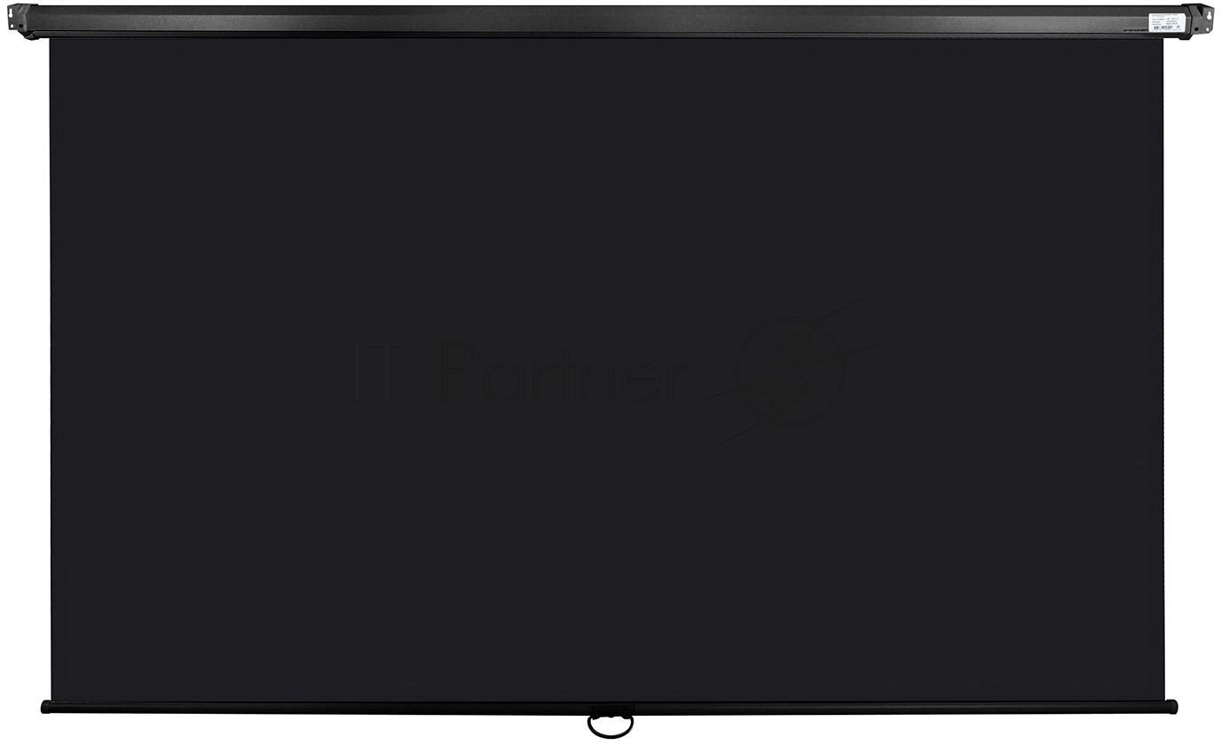 Настенный экран Lumien LEP-100129 Eco Picture 137х192см (рабочая область 104х186 см) (84") Matte White верх.кайма 30 см, восьмигранный корпус, возможность потолочн./настенного крепления, 16:9, цвет корпуса черный (треугольная упаковка)
