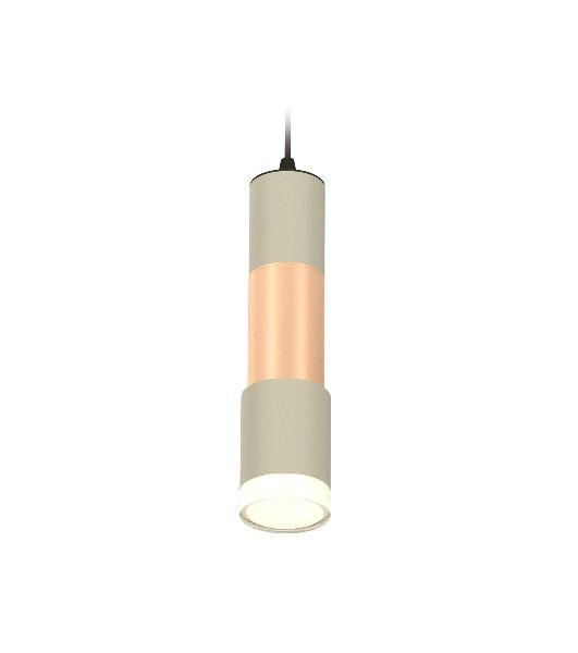 Светильник Ambrella Light XP7423062 SGR/PPG/CL серый песок/золото розовое полированное/прозрачный MR16 GU5.3