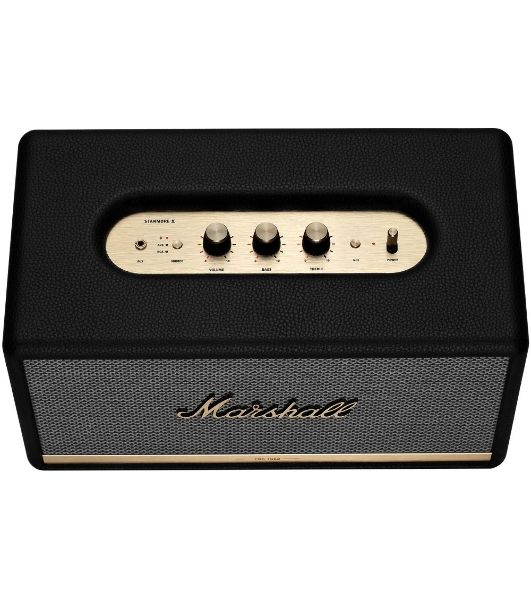 Колонка портативная Marshall Stanmore II черный/золотистый 80W 2.1 BT/3.5Jack 10м (1001902)