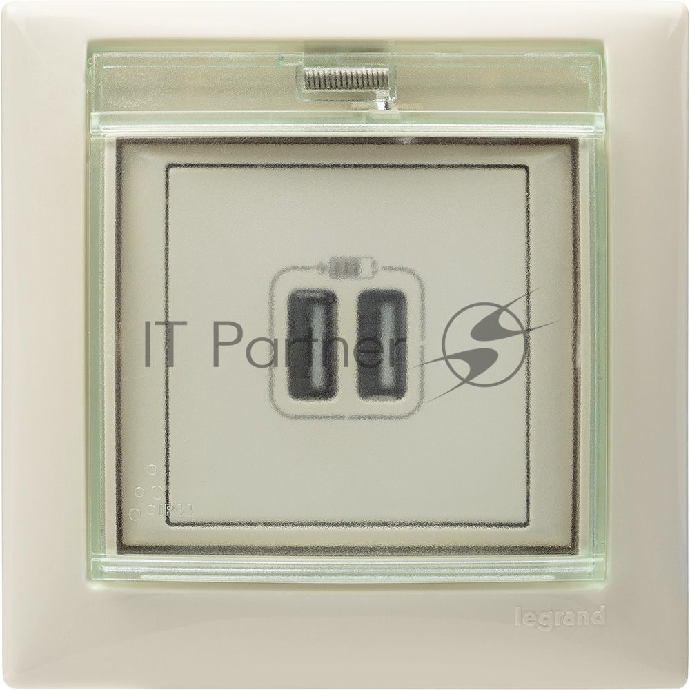Аксессуары LEGRAND 774350 Рамка 1 пост, влагозащищенная, IP44, слоновая кость, Valena