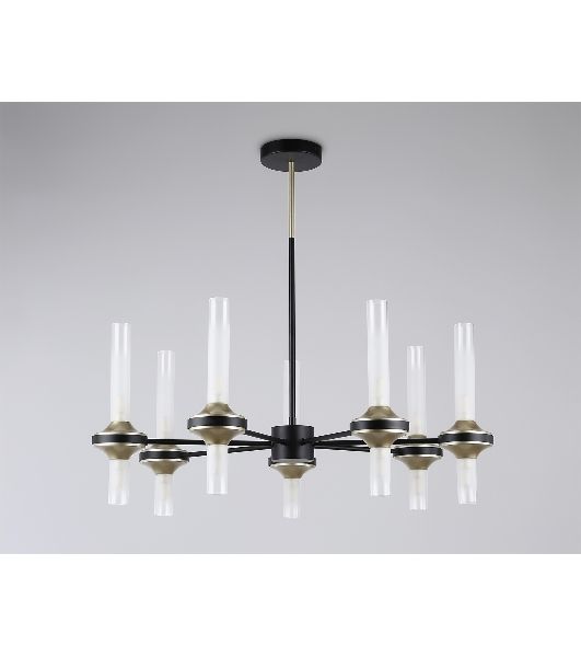 Люстра Ambrella light LH55353/14 BK/CGD/CL черный/золото/прозрачный G9/14 max 30W D750*690