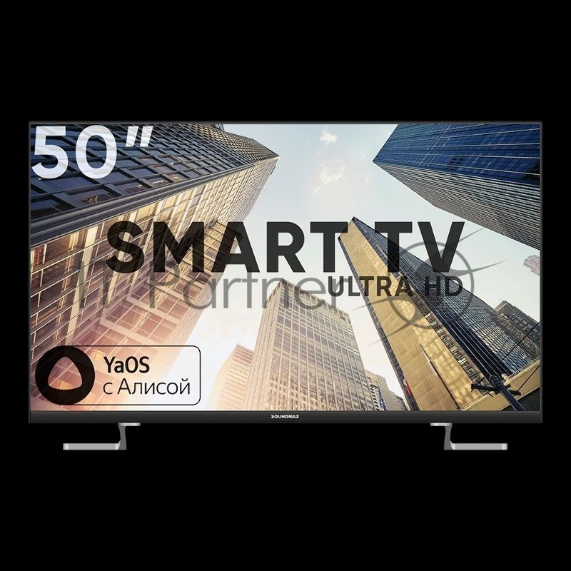 Телевизор Soundmax 50" SM-LED50M05SU черный UHD 4K Y