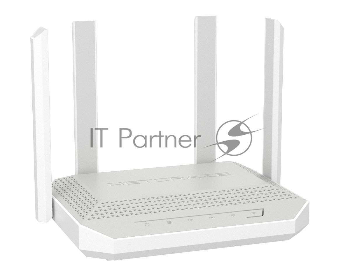 Мультигигабитный интернет-центр Netcraze Giga (NC-1012) с Mesh Wi-Fi 6 AX3000, Smart-коммутатором 1×2.5G/SFP и 4×1G, многофункциональными портами USB 3.0 и 2.0