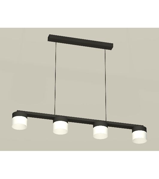 Светильник Ambrella light XB9152205/4 SBK/FR черный песок/белый матовый GX53 (C9152, N8402)