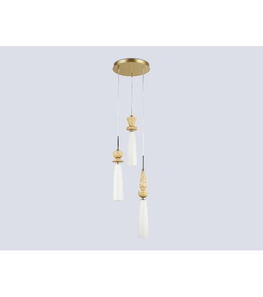Светильник Ambrella light LH75367/3 GD/WH золото/белый G9*3 max 28W D270*1500