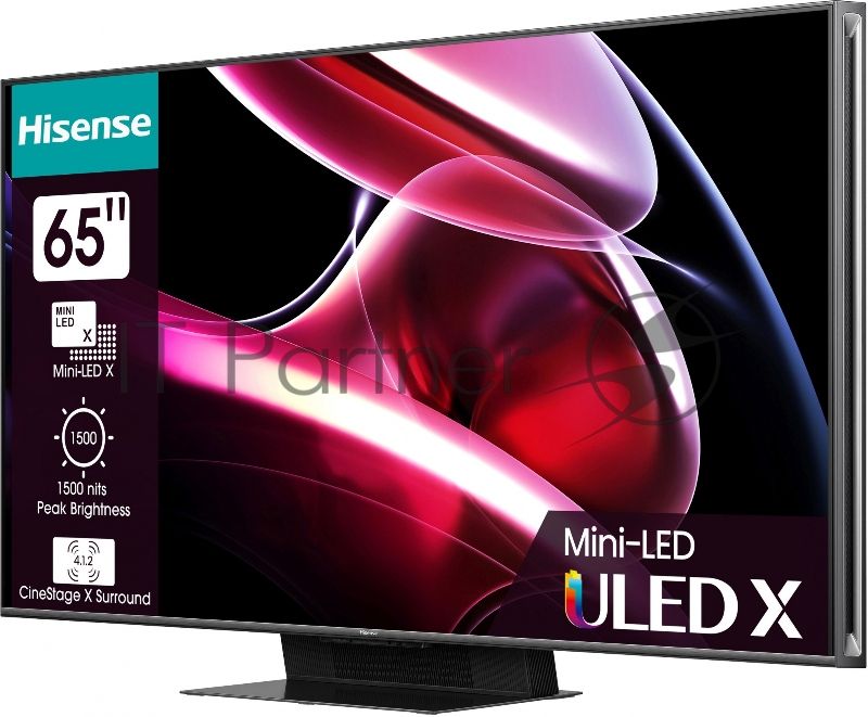 Телевизор Hisense 65" 65UXKQ черный Mini-Led UHD 120Hz Smart