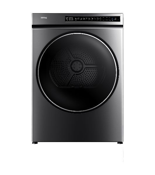 Сушильная машина Korting KD 60IHP83 GR серый, 10 кг, сушка - конденсационная, программ - 10, 60 x 85.3 x 58.4 см