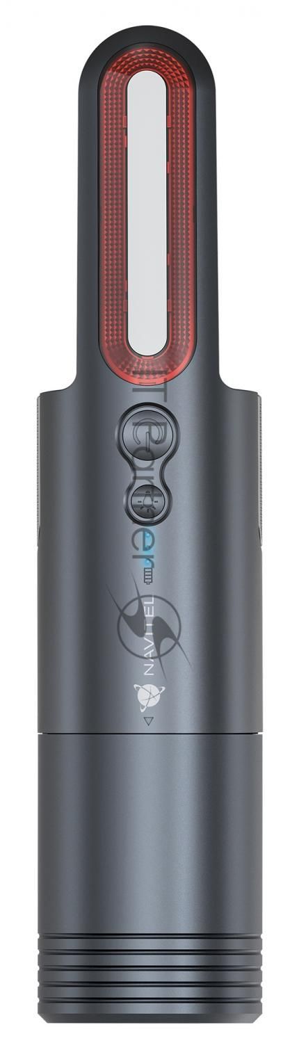 Пылесос автомобильный Navitel CL100 серый, 100 Вт, уборка сухая, пылесборник контейнер 0,2 л