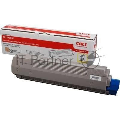 Картридж лазерный Oki С810/830 8K (yellow)