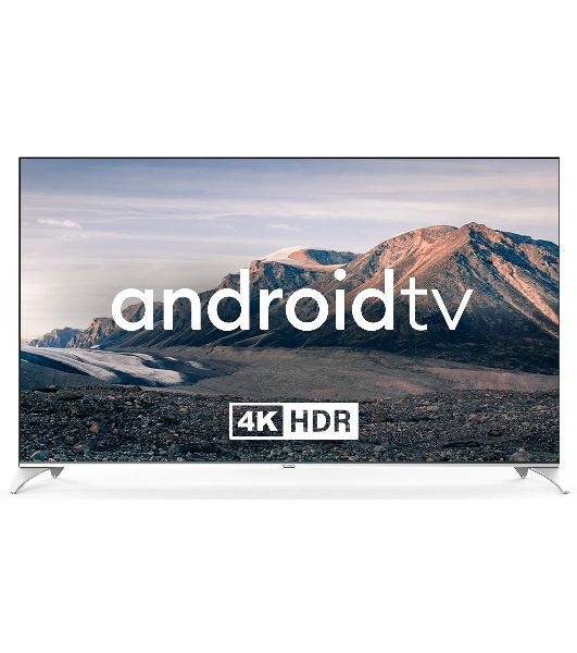 Телевизор Hyundai 75" H-LED75QBU7500 черный/серебристый QLED UHD 60Hz Android TV
