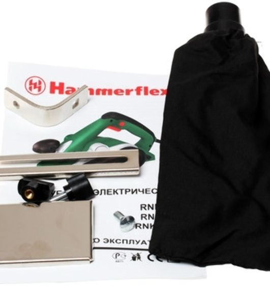 Рубанок Haммer Flex RNK600 12598 147-004 Рубанок 600Вт 17000об/мин нож 82мм срез 1-2мм