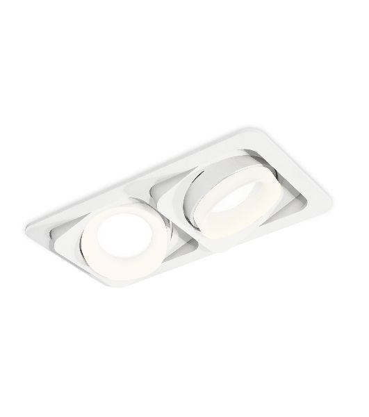 Комплект встраиваемого поворотного светильника Ambrella light XC7663084 SWH/FR белый песок/белый матовый MR16 GU5.3 (C7663, N7165)