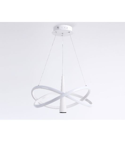 Подвесной светодиодный светильник Ambrella light FL5367/2+1 WH белый 47W 3000K-6400K D480*1200 (ПДУ ИК)