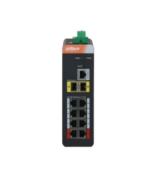 Коммутатор Dahua DH-IS4210-8GT-120 8x1 Гбит/с 2SFP 8PoE 120W управляемый