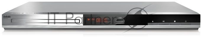 Плеер DVD BBK DVP036S серебристый Караоке ПДУ