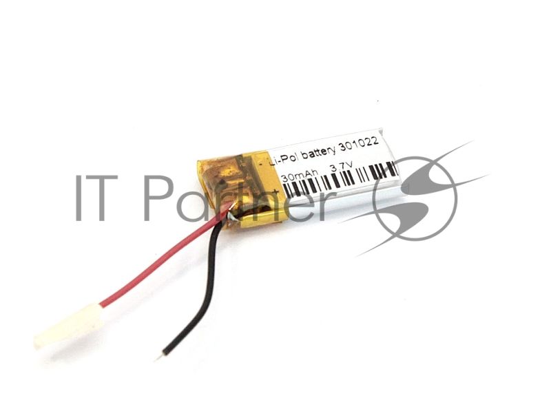 Аккумулятор Li-Pol (батарея) 3x10x22 мм 2pin 3.7V/30mAh
