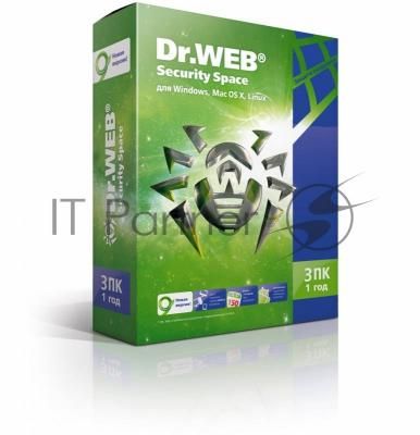 Программное обеспечение DR.WEB Security Space 3 ПК/1 год (BHW-B-12M-3-A3/AHW-B-12M-3-A2) Программное обеспечение DR.WEB Security Space 3 ПК/1 год (BHW-B-12M-3-A3/AHW-B-12M-3-A2)