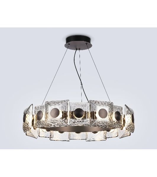 Светильник Ambrella light LH31030 GR/SM серый/дымчатый 72W 3000K D700*150