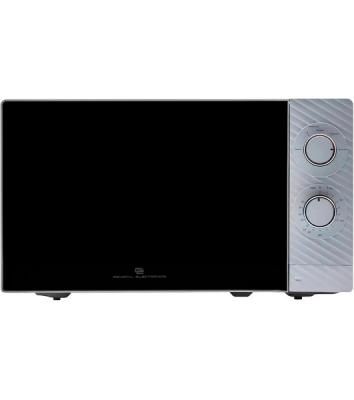Микроволновая печь General Electronics GE-MS120S серебристый, 20 л, 700 Вт, переключатели - поворотный механизм