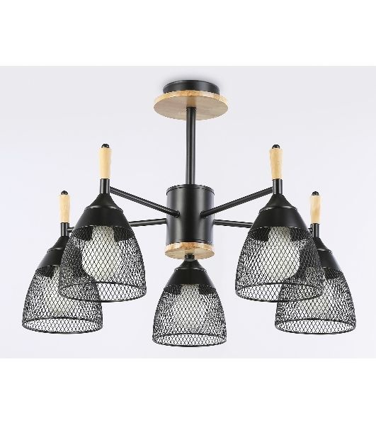 Светильник Ambrella light TR8015/5 BK черный E27*5 max 40W D600*385
