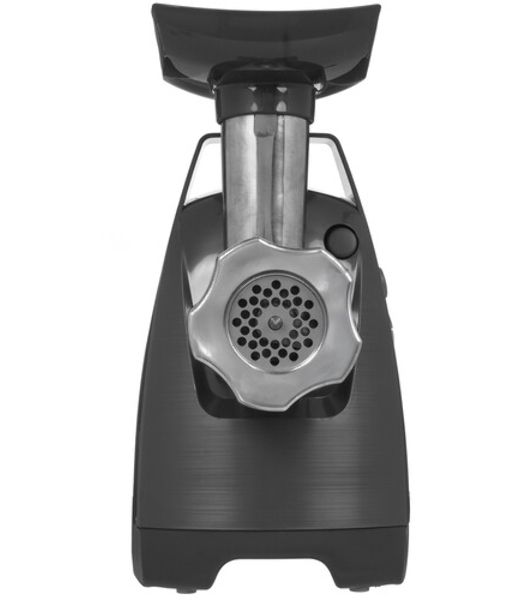Мясорубка электрическая Moulinex ME682832 черный, 2000 Вт, 2.6 кг/мин, реверс, защита от перегрузки, насадки - 4
