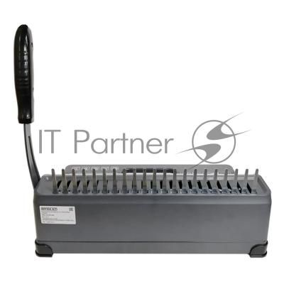 Переплетчик Office Kit B2112N A4/перф.12л.сшив/макс.450л./пластик.пруж. (4.5-51мм)