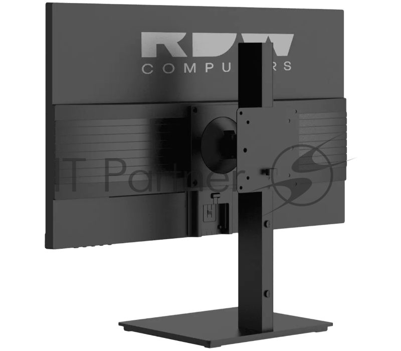 Монитор 27" RDW Computers RDW2701K IPS 2560x1440, 100 Гц, 1 мс, 16:9, 350 кд/м², HDMI 2.0, DP 1.4, USB-C (65 Вт), USB Hub (4x USB 3.0), 3.5 Jack, динамики (2x2 Вт), черный