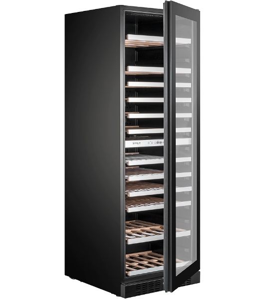 Винный шкаф Temptech ST180DRB-24 черный, 418 л, 2 отсека, 159 бут., класс G