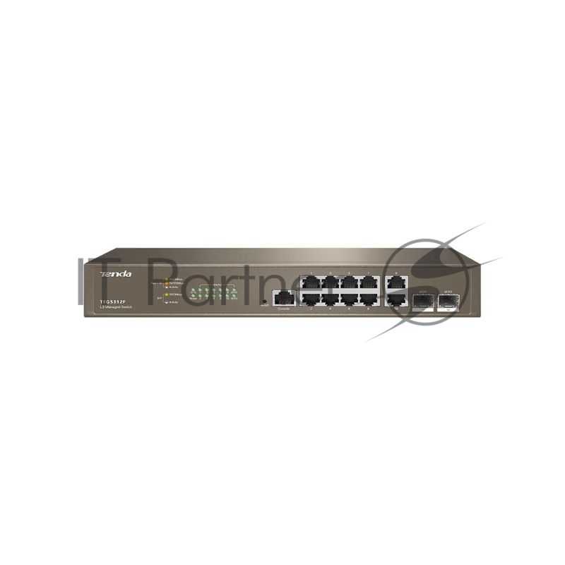 Коммутатор TENDA TEG5312F 10PORT 1000M 2SFP