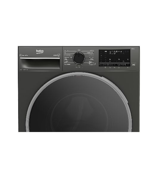 Стиральная машина Beko B3WFR57H2A черный, загрузка фронтальная 7.5 кг, 1200 об/мин., класс: А