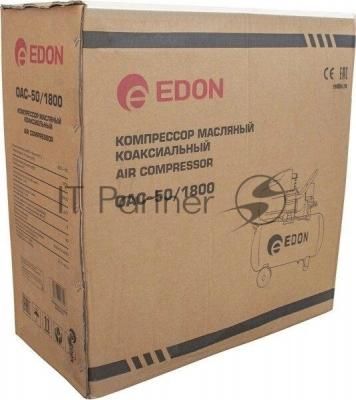Компрессор поршневой Edon 39778 масляный 207л/мин 50л 1800Вт красный Компрессор поршневой Edon 39778 масляный 207л/мин 50л 1800Вт красный