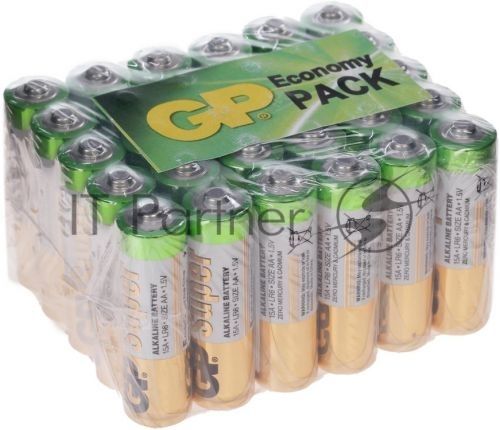 Батарея GP Super Alkaline 15A LR6 AA (30шт)
