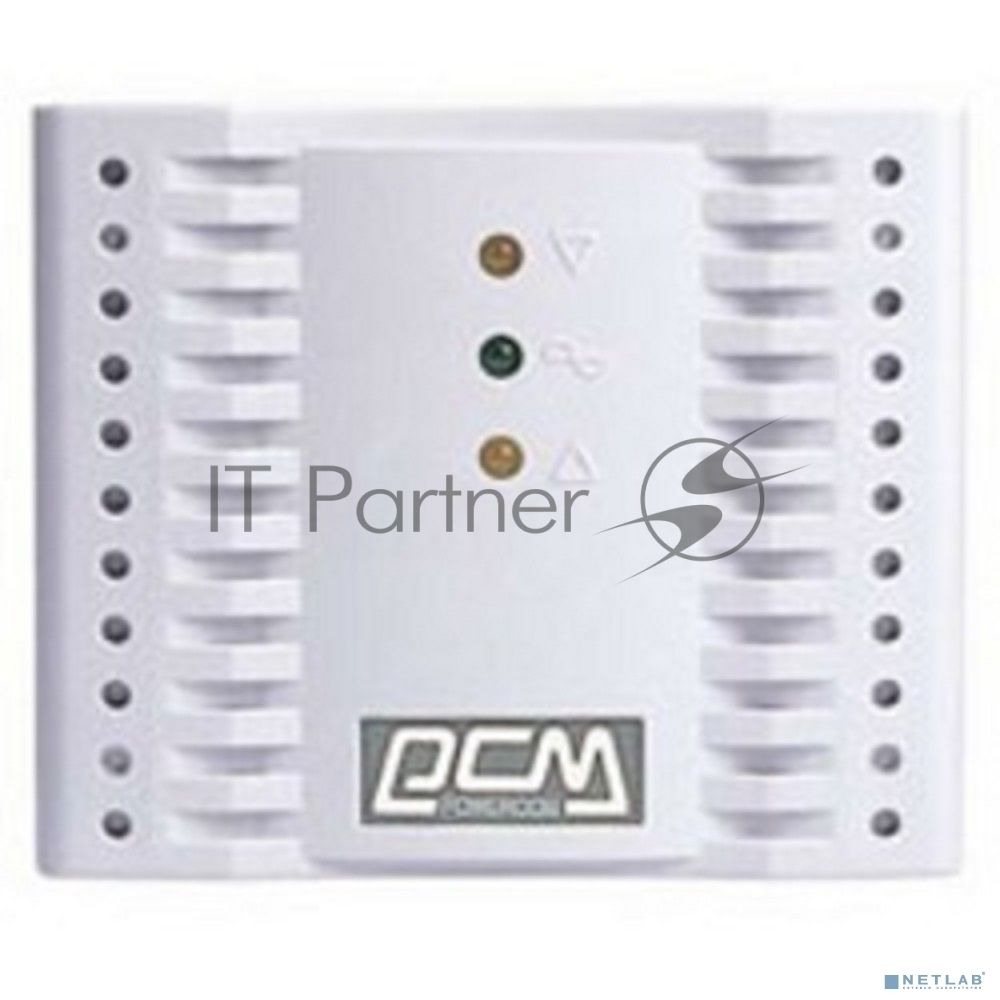 Стабилизатор напряжения Powercom TCA-1200 600Вт 1200ВА белый