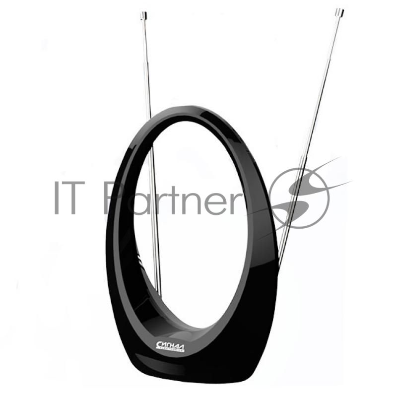 Антенна комнатная DVB-T и ДМВ+МВ активная Сигнал SAI 615