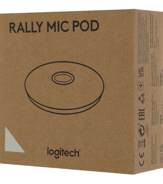 Микрофон Logitech Microphone for Rally ConferenceCamMic Pod Off белый