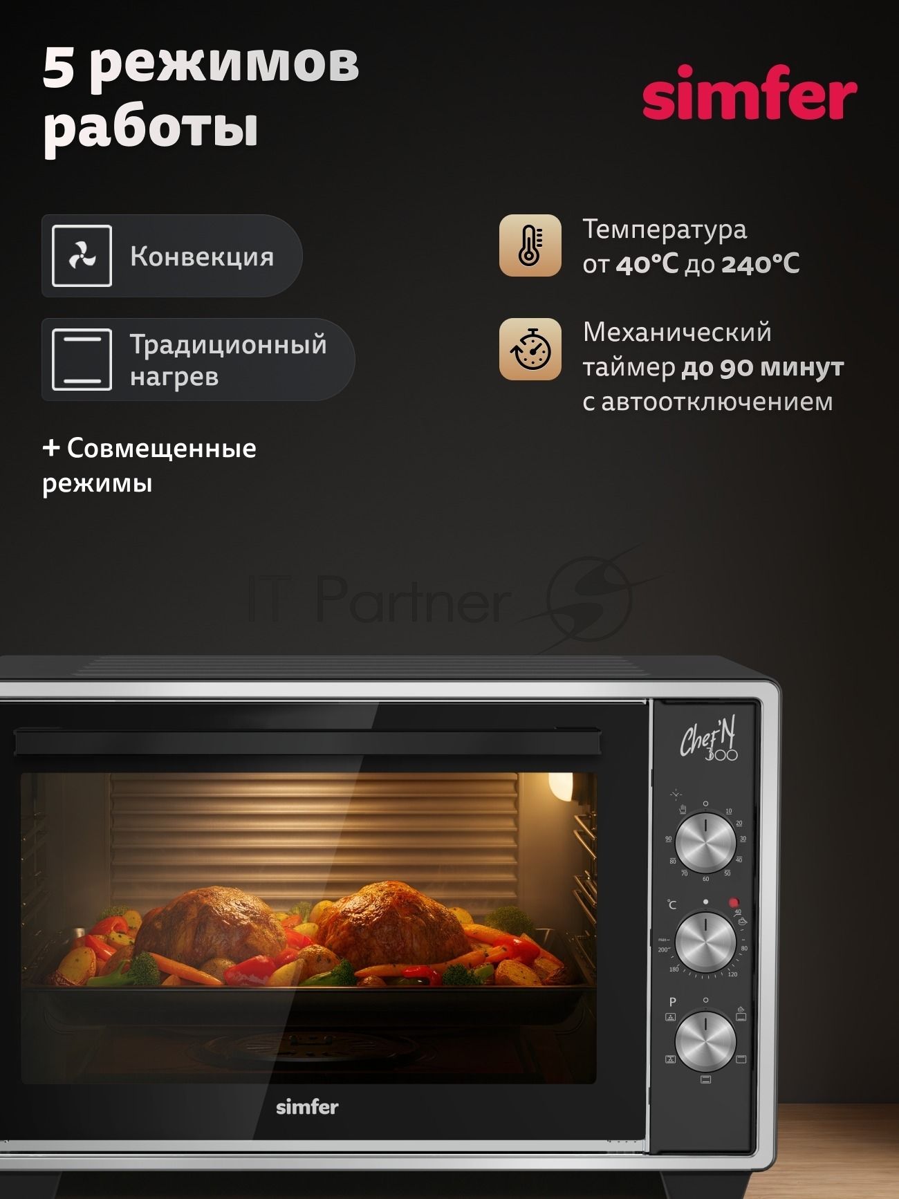 Мини-печь Simfer M30B15