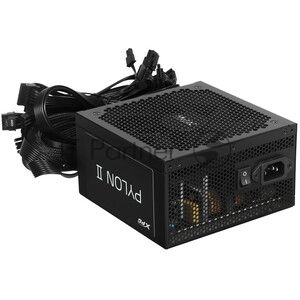 Блок питания ADATA XPG PYLON II BRONZE 650W, 650Вт, 80+ Bronze, 135мм, немодульный, черный